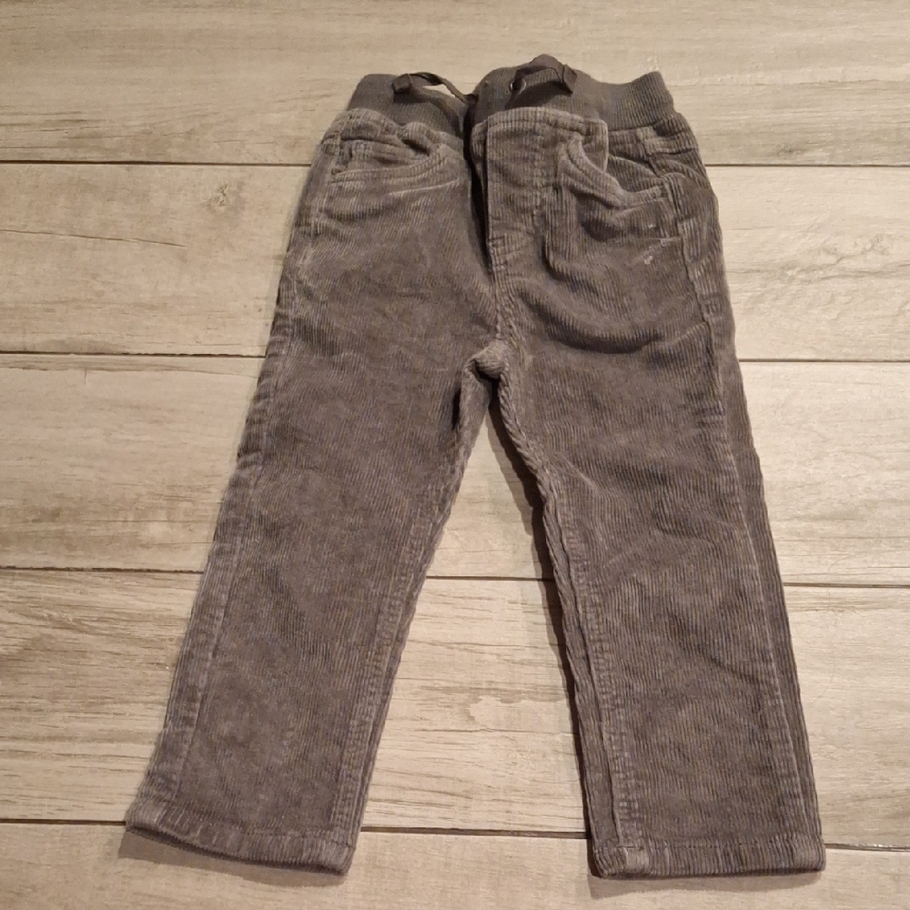 🦔Hanna Andersson Children's Casual Gray Corduroy Trousers🐬